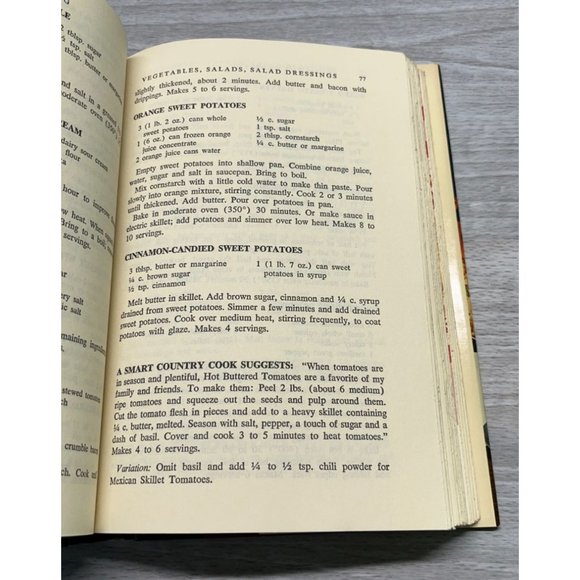Busy Womans Cookbook by Farm Journal 1971 Make Ahead Recipes Short Cuts - Picture 7 of 10